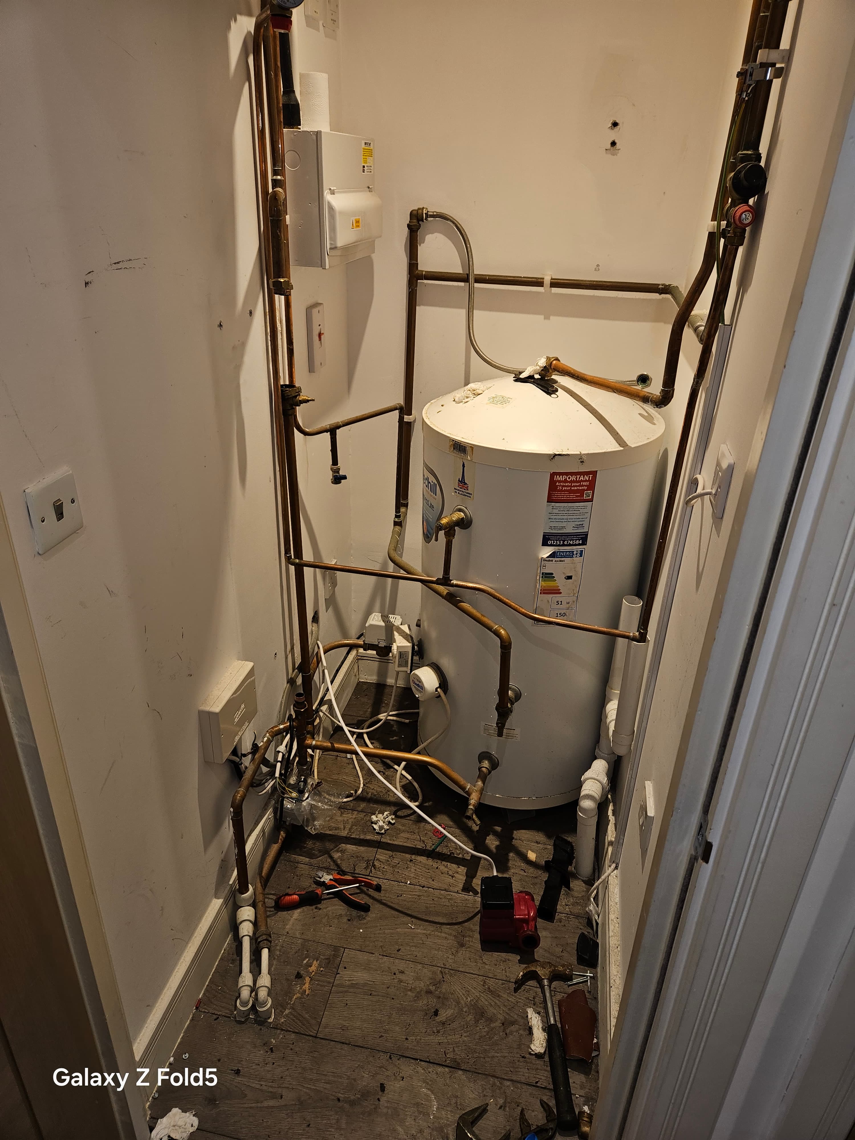 Plumbing work by Fixedrate Plumbing in Cambridgeshire