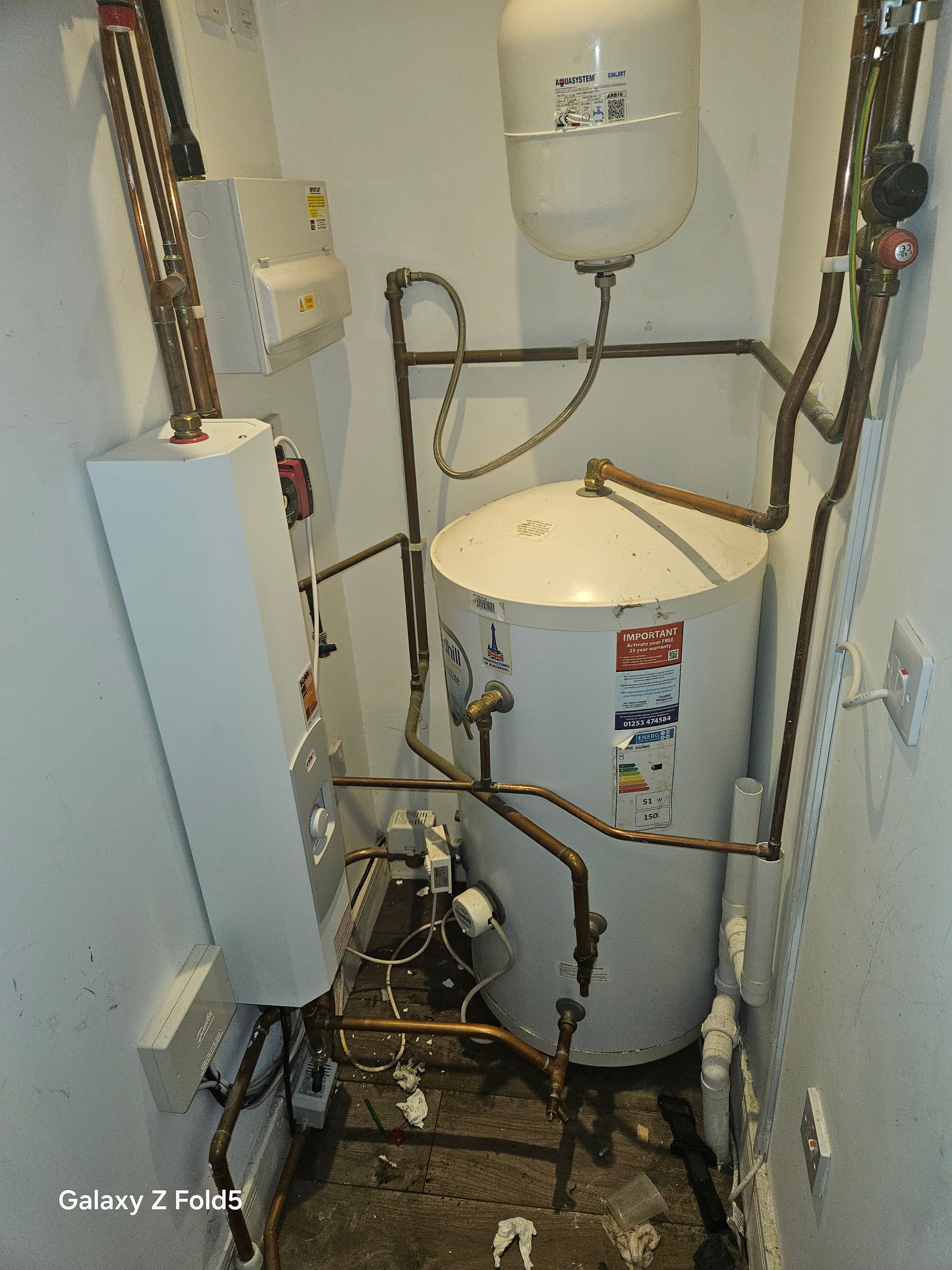 Plumbing work by Fixedrate Plumbing in Cambridgeshire